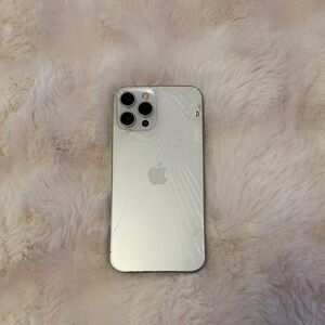 Apple Silver iPhone 12 Pro Max Sleek Design